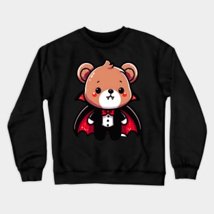 Cute Bear Vampire Halloween Kawaii Crewneck Sweatshirt